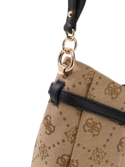 DOROTHY sac bandouli&egrave;re logo lait/noir - Sacs pour Femme