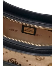 GUESS DOROTHY sac bandouli&egrave;re logo lait/noir - Sacs pour Femme - 5