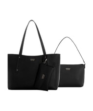 GUESS BRENTON sac bandouli&egrave;re NOIR - Sacs pour Femme - 3