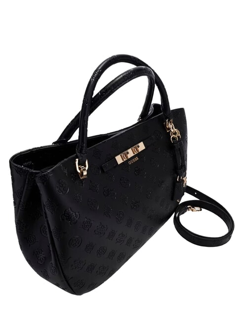 CARMELLA Sac &agrave; main avec bandouli&egrave;re logo noir - Sacs pour Femme