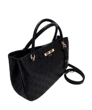 GUESS CARMELLA Sac &agrave; main avec bandouli&egrave;re logo noir - Sacs pour Femme - 4