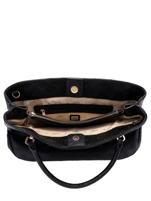 CARMELLA Sac &agrave; main avec bandouli&egrave;re logo noir - Sacs pour Femme