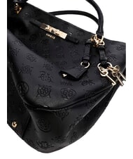 GUESS CARMELLA Sac &agrave; main avec bandouli&egrave;re logo noir - Sacs pour Femme - 6