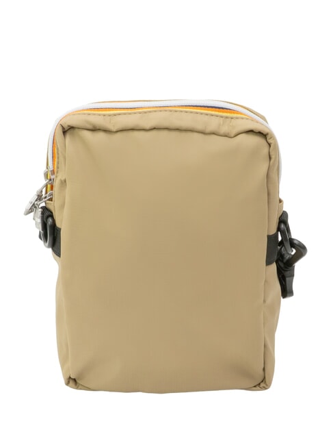 BARBITON Sac en nylon beige kaki - Sacs en Bandouli&egrave;res pour Homme