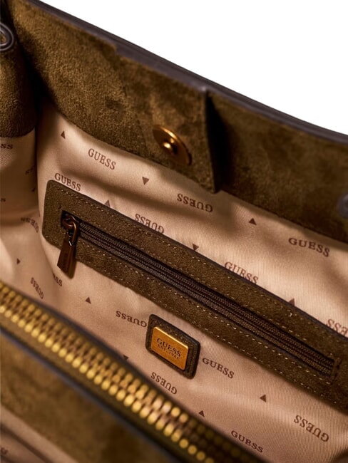 ALLEGRA sac cabas &agrave; bandouli&egrave;re Olives - Sacs pour Femme