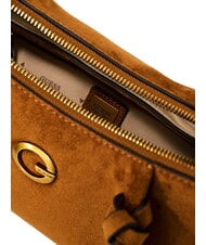 GUESS ALLEGRA sac bandouli&egrave;re COGNAC - Sacs pour Femme - 5