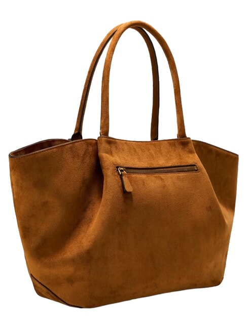 ALLEGRA sac cabas &agrave; bandouli&egrave;re COGNAC - Sacs pour Femme