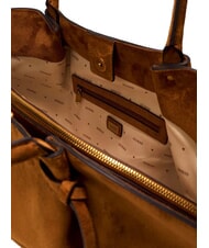 GUESS ALLEGRA sac cabas &agrave; bandouli&egrave;re COGNAC - Sacs pour Femme - 4