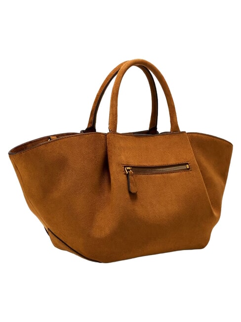 ALLEGRA Sac &agrave; main avec bandouli&egrave;re COGNAC - Sacs pour Femme