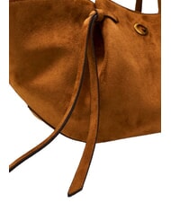 GUESS ALLEGRA Sac &agrave; main avec bandouli&egrave;re COGNAC - Sacs pour Femme - 5