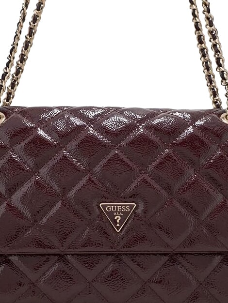 JULIET sac bandouli&egrave;re Bordeaux - Sacs pour Femme