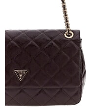 GUESS JULIET sac bandouli&egrave;re Bordeaux - Sacs pour Femme - 6