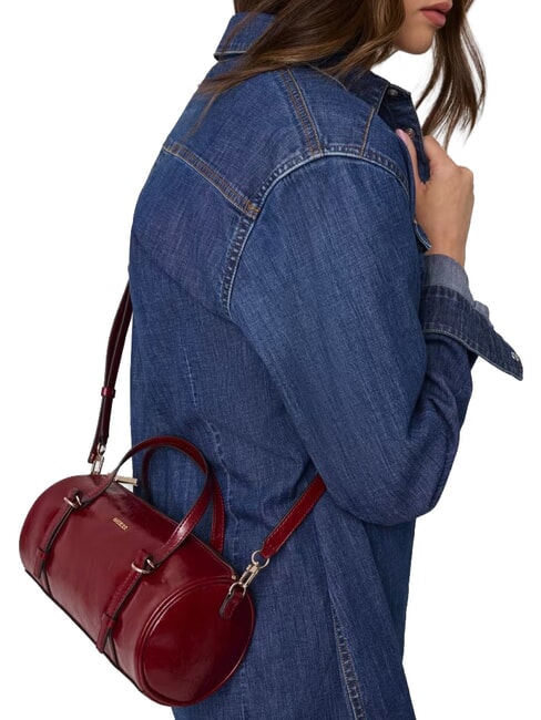 TAYLOR Sac &agrave; main avec bandouli&egrave;re ROUGE - Sacs pour Femme