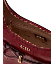 GUESS TAYLOR sac bandouli&egrave;re ROUGE - Sacs pour Femme - 5