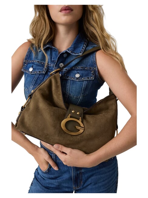 CAMDEN sac bandouli&egrave;re Olives - Sacs pour Femme