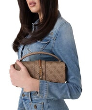 GUESS YVONNE LOGO Sac &agrave; main avec bandouli&egrave;re LOGO DE LAIT - Sacs pour Femme - 2