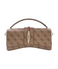 GUESS YVONNE LOGO Sac &agrave; main avec bandouli&egrave;re LOGO DE LAIT - Sacs pour Femme - 4
