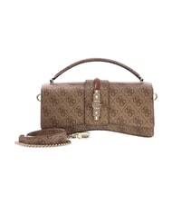 GUESS YVONNE LOGO Sac &agrave; main avec bandouli&egrave;re LOGO DE LAIT - Sacs pour Femme - 5