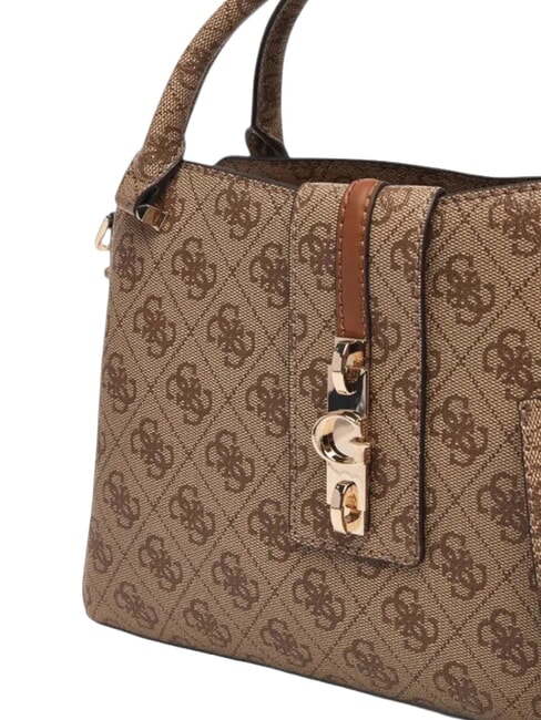 YVONNE LOGO Sac &agrave; main avec bandouli&egrave;re LOGO DE LAIT - Sacs pour Femme