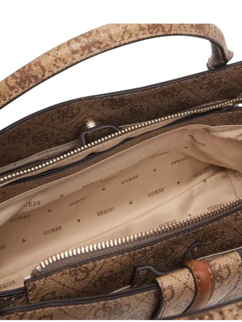 YVONNE LOGO Sac &agrave; main avec bandouli&egrave;re LOGO DE LAIT - Sacs pour Femme