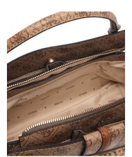 GUESS YVONNE LOGO Sac &agrave; main avec bandouli&egrave;re LOGO DE LAIT - Sacs pour Femme - 7