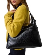 GUESS TAYLOR sac bandouli&egrave;re NOIR - Sacs pour Femme - 2