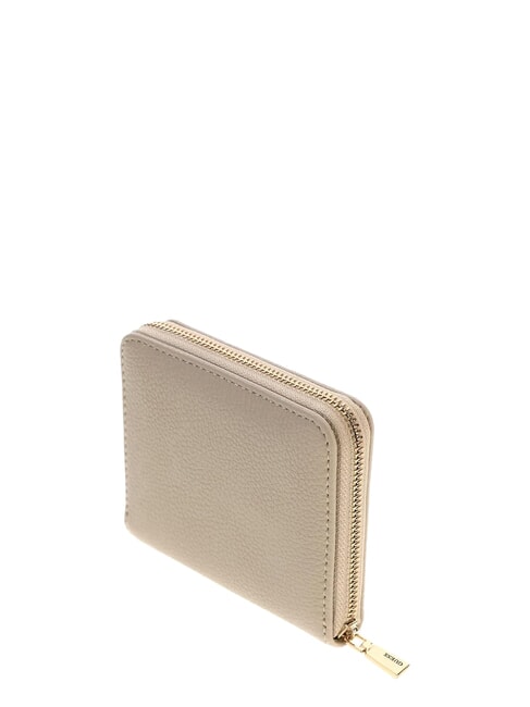 MELODY portefeuille compact &agrave; fermeture &eacute;clair taupe clair - Portefeuilles Femme