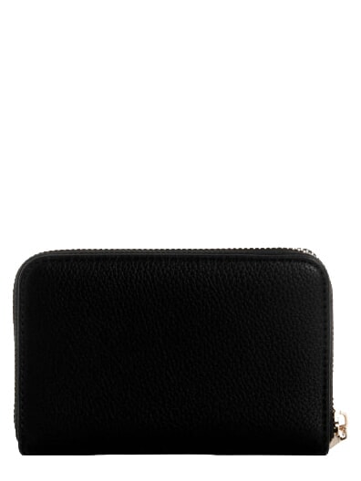 MELODY portefeuille zipp&eacute; moyen NOIR - Portefeuilles Femme