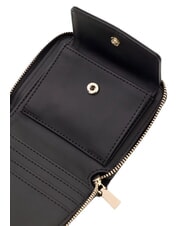 GUESS MELODY portefeuille compact &agrave; fermeture &eacute;clair NOIR - Portefeuilles Femme - 4