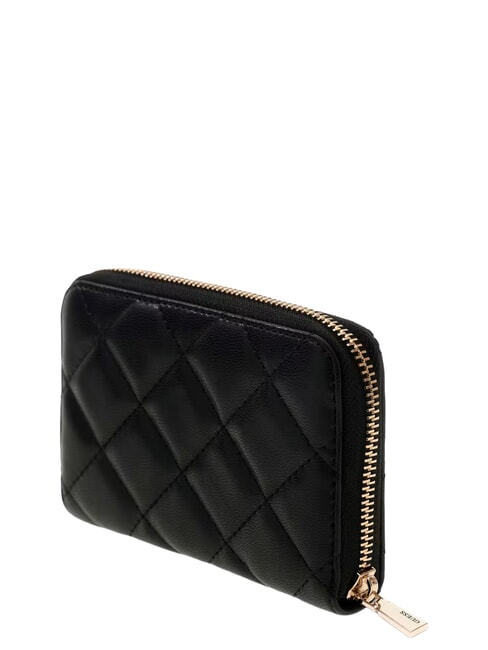 JULIET portefeuille zipp&eacute; de taille moyenne NOIR - Portefeuilles Femme