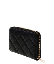 GUESS JULIET portefeuille zipp&eacute; de taille moyenne NOIR - Portefeuilles Femme - 3