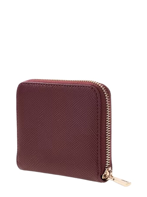 LAUREL 2  Petit portefeuille zipp&eacute; Bordeaux - Portefeuilles Femme