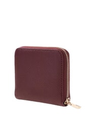 GUESS LAUREL 2  Petit portefeuille zipp&eacute; Bordeaux - Portefeuilles Femme - 3