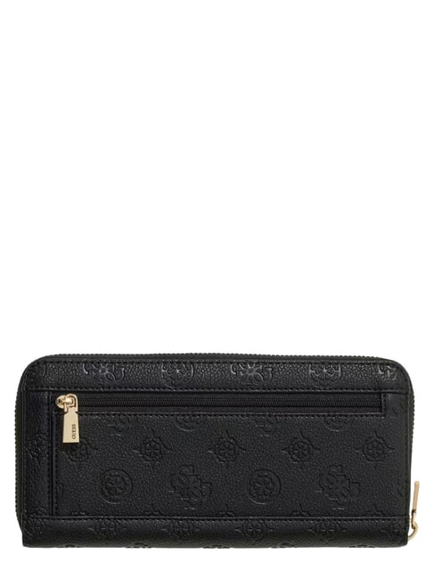 BLAKE Grand portefeuille zipp&eacute; logo noir - Portefeuilles Femme