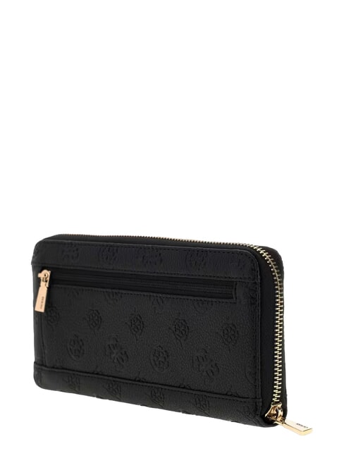 BLAKE Grand portefeuille zipp&eacute; logo noir - Portefeuilles Femme