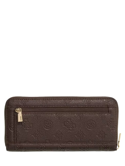 BLAKE Grand portefeuille zipp&eacute; marron - Portefeuilles Femme