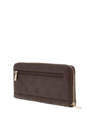 GUESS BLAKE Grand portefeuille zipp&eacute; marron - Portefeuilles Femme - 3