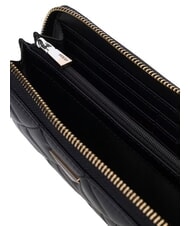 GUESS JULIET Grand portefeuille zipp&eacute; NOIR - Portefeuilles Femme - 5
