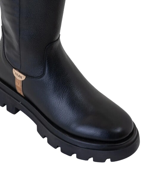 GEO Bottines &agrave; talon de 10 cm Noir - Chaussures Femme
