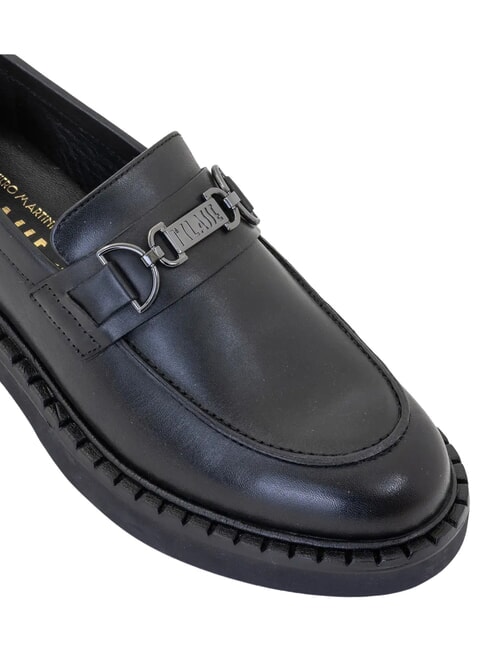 GEO mocassins en cuir Noir - Chaussures Femme