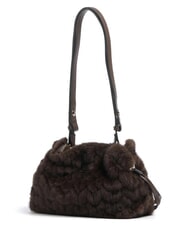 LIUJO RICCY sac bandouli&egrave;re brun fonc&eacute; - Sacs pour Femme - 3