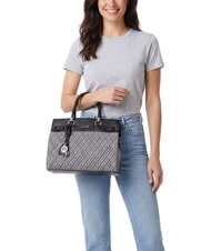 LIUJO MANHATTAN Sac &agrave; main avec bandouli&egrave;re gris denim - Sacs pour Femme - 2