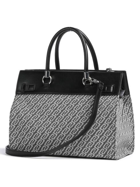 MANHATTAN Sac &agrave; main avec bandouli&egrave;re gris denim - Sacs pour Femme