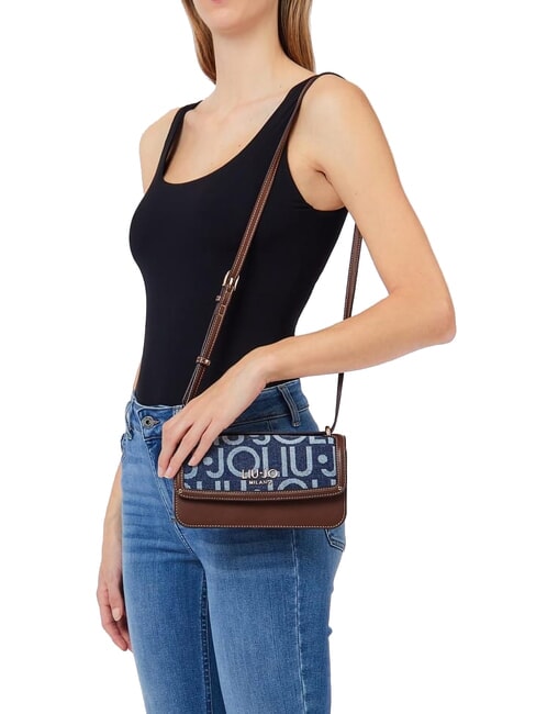 EVRIM Mini sac bandouli&egrave;re denim bleu - Sacs pour Femme