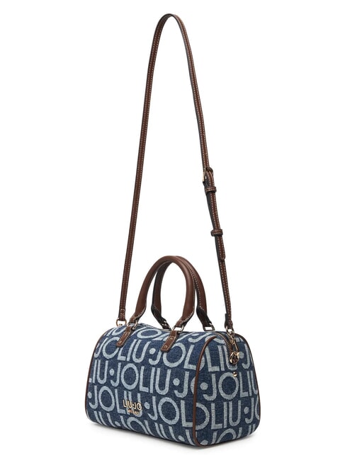 EVRIM Sac &agrave; main avec bandouli&egrave;re denim bleu - Sacs pour Femme