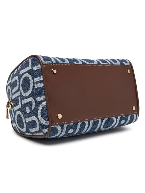 EVRIM Sac &agrave; main avec bandouli&egrave;re denim bleu - Sacs pour Femme