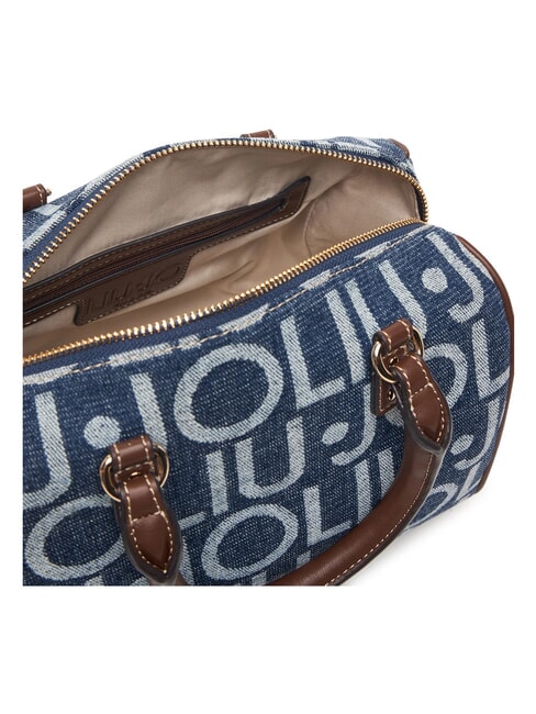 EVRIM Sac &agrave; main avec bandouli&egrave;re denim bleu - Sacs pour Femme
