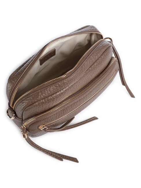 TILDE sac bandouli&egrave;re moka noir - Sacs pour Femme