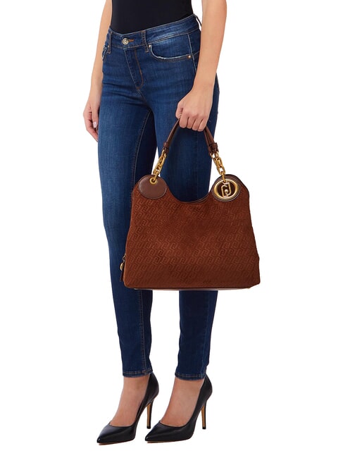 FAIZA sac bandouli&egrave;re tabac - Sacs pour Femme