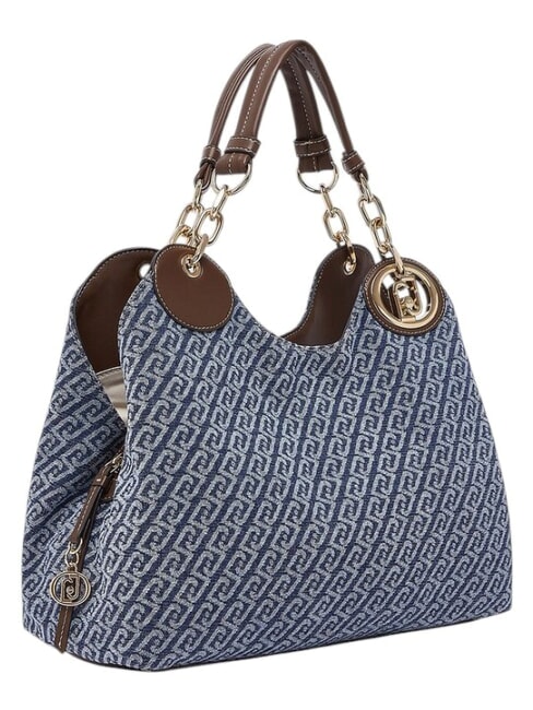 FAIZA sac bandouli&egrave;re denim bleu - Sacs pour Femme